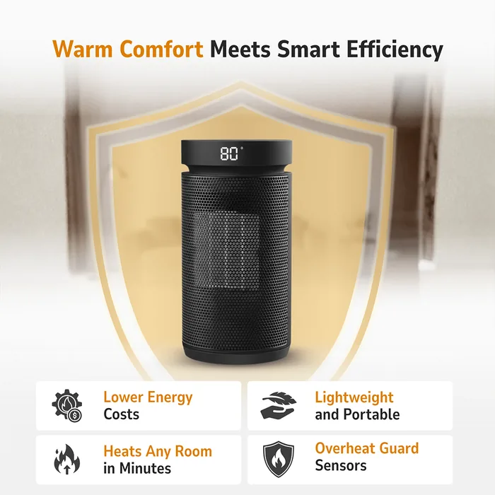 Vital Heat Pro compact and portable ceramic heater